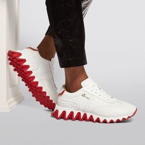 CHRISTIAN LOUBOUTIN Loubishark Calfskin Sneakers